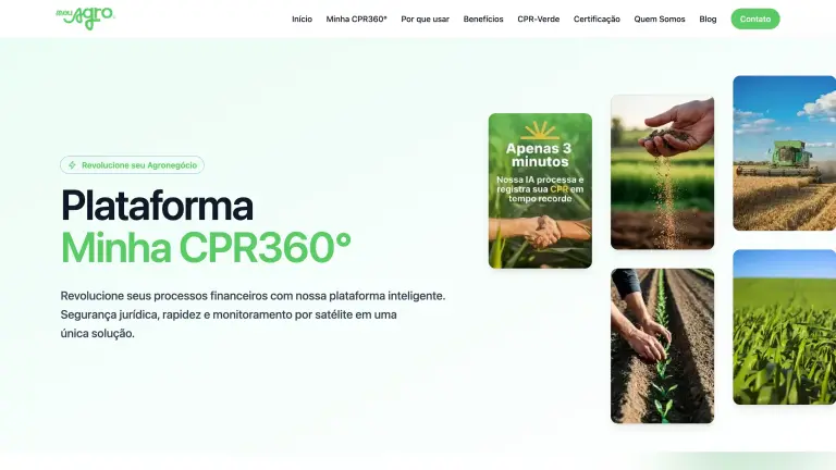 Site da Meu Agro