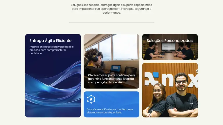 Detalhes de proposta de valor da Nexo Solution